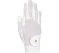 Gants d'équitation HKM Style Blanc L