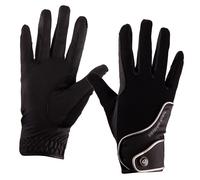 Gants d'équitation QHP Summer Mesh Noir S