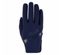 Roeckl Gants d'Équitation "Lorraine" bleu marine - 8.5
