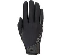 Gants d'équitation Roeckl Muenster Econyl-Air Fort Noir Taille 9,5