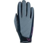 Gants d'équitation unisexes Roeckl WATTENS gris foncé, taille:7,5œ
