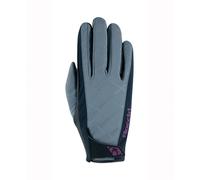 Gants d'équitation unisexes Roeckl WATTENS gris foncé, taille:8