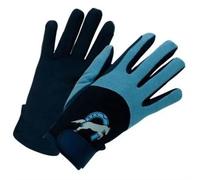 Gants d'équitation York Flicka Bleu XS