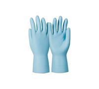 Honeywell KCL Dermatril P743 Gants protection chimique nitrile jetables bleu Taille 9L (50 pièces)