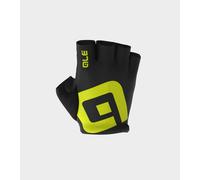 Gants D'Été Cyclisme ALE' AIR Noir-Jaune Fluo 2024