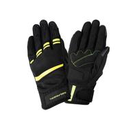 Gants D'Été Féminins TUCANO URBANO LADY PENNA Noirs/Jaunes Fluo