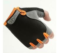 Gants d'été pour homme et femme pour le cyclisme, haute élasticité et résistance à l'usure pour sports de plein air (XL noir orange)