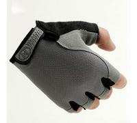 Gants d'été respirants pour le cyclisme, parfaits pour les sports de plein air, fabriqués avec un tissu en maille hautement élastique (M gris)