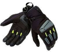 Gants d'été T.UR g-four Noir Jaune Fluo avec certification européenne taille M