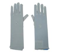 Gants d'extérieur pour femmes musulmans, protection solaire, islams, doux, extensibles, arabes pour une tenue décontractée, gris, taille unique