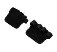 Gants d'haltérophilie à quatre doigts conçus pour prévenir les ampoules et les callosités lors de la musculation et des exercices à répétition élevée (noir)