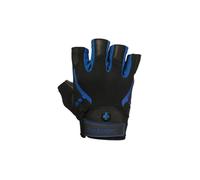 Gants d'haltérophilie - HARBINGER - Pro - Paume cuir véritable rembourrée - Protection pouce - Coutures doublement cousues S