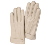 Gants D'Hiver Chauds En Cuir Veste Chaude Élégante Pour Femme, En Cuir Pu Doublée Polaire, Fine, Coupe-Vent, Tactile, Avec Boutons, Idéale Pour L'Automne/Hiver
