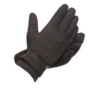 Gants d'hiver en Daim Mitaines Chaudes Coupe-Vent pour Course à Pied Marche sur Neige Taille Unique- Noir