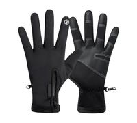 Gants d'hiver en nylon - Moufles thermiques pour doigts complets - Gants pour climat froid pour faire du vélo, courir, promener le chien, l'alpinisme, l'escalade, le ski et le sport