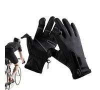 Gants d'hiver en nylon - Moufles thermiques pour doigts complets - Gants pour climat froid pour faire du vélo, courir, promener le chien, l'alpinisme, l'escalade, le ski et le sport