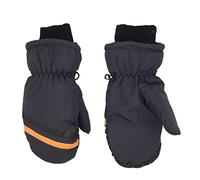 Gants d'hiver Enfants, Polaire doublée mitaines pour tout-petits imperméables bébé bébé tout-petits enfants mittes d’hiver Ski chaud gants de neige pour garçons filles 3~12 Ans (Noir, Small)