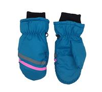 Gants d'hiver Enfants, Polaire doublée mitaines pour tout-petits imperméables bébé bébé tout-petits enfants mittes d’hiver Ski chaud gants de neige pour garçons filles 3~12 Ans (Bleu Ciel, Small)