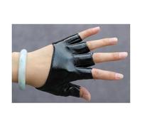 Gants d'hiver Femmes PU Cuir Gant sans Doigts Sport Moteur D'équitation pour Goth Punk Rock Lolita Harajuku Stage Party Costume
