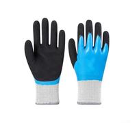 Gants d'hiver flexibles avec revêtement en latex antidérapant pour les constructeurs et les travailleurs en plein air par temps froid (1 paire)