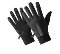 Gants d'hiver for hommes et femmes - thermiques imperméables for temps froid, chauds for le vélo la neige, compatibles avec les écrans tactiles Pour Vélo, Course, Randonnée, Conduite(Black-Women)
