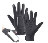 Gants d'Hiver Homme Confortables, Chauds, Tactiles, Imperméables | Moufles Imperméables pour cyclisme conduite course randonnée marche hiver plein air neige hommes femmes temps froid ski