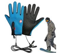 Gants d'hiver imperméables - Gants chauffés par USB, gants chauds réglables pour les activités de plein air, le ski, le snowboard, la randonnée, le camping, le matériau durable et résistant aux