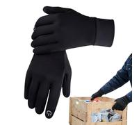 Gants d'hiver : moufles thermiques, écran tactile coupe-vent | Design Softshell avec doublure polaire chaude, ajustement en plusieurs tailles M, L, XL, protection contre le climat froid, cyclisme