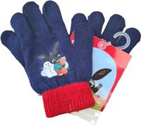 Gants d'hiver pour enfants 2 pièces hiver unisexe taille unique (BING rouge)