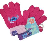 Gants d'hiver pour enfants 2 pièces hiver unisexe taille unique (STITCH Corail)