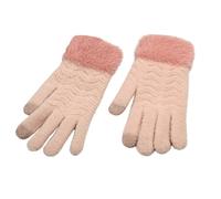 Gants d'hiver pour femme, doux, chauds et isolants thermiques, parfaits pour le cyclisme par temps froid