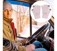 Gants d'Hiver pour Femmes - Mitaines de Cyclisme en Peluche Tactiles | Gants Chauds à Doigts Complets pour les Femmes | Pour Envoyer des SMS, Conduire, Cyclisme, Travail, Sports d'Extérieur, Saison Ne