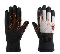 Gants d'hiver pour homme | Chauffe-mains imperméables et coupe-vent - Gants de ski - pour la course à pied, le vélo, la randonnée, la conduite, la marche, le congélateur, le travail, le sport