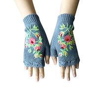 Gants d'hiver pour homme et femme Doublure en polaire Gants en laine Gants d'hiver légers et chauds Écran tactile Gants tricotés épais Gants tricotés Cadeau pour les jours froids