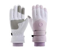 Gants d'hiver pour homme et femme - Gants de ski thermiques chauds - Coupe-vent - Résistants à la pluie - Résistants au froid - Gants chauds - Parfaits pour le cyclisme, la course, la randonnée