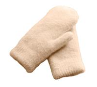 Gants d'hiver pour homme et femme - Version coréenne - Joli sac à doigts pour homme - Épais et chaud - Pour entraînement de ski, course à pied, fête sportive - Vie quotidienne - Beige - Taille unique