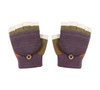 Gants d'hiver pour Mitaines à demi-doigts en maille extensible avec bouton | Gants d'hiver pour pour les vacances de Noël, le Nouvel An, l'extérieur, le vélo, le baseball et le