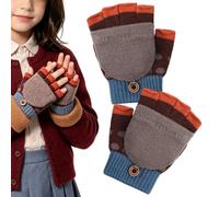 Gants d'hiver pour taines Chaudes Tricotées en Maille Extensible Stretch à | Gants Extensibles pour Pour garçons et filles, jeux en plein air vélo football baseball, fêtes de fin d'année e