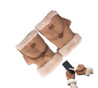 Gants D'hiver Sans Doigts - Mitaines Convertibles Chaleur | Gants De Cyclisme Thermiques Coupe-vent | Hommes Femmes Par Temps Froid Pour Le Cyclisme Course À Pied Conduite Photographie Randonnée