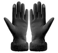 Gants d'hiver thermiques en cachemire pour femme - Pour temps froid - Avec longue queue flexible et extensible - Conservation de la chaleur - Équipement d'extérieur pour déneiger - Cyclisme, camping