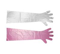 Gants d'insémination vétérinaire - Manche palpation de 90 cm, protection des bras extra longue, gants de bétail durables, outil de pansement du champ vétérinaire | Gants d'insémination faciles à