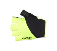 Paire de gants courts northwave fast jaune noir