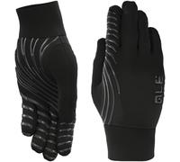 Gants doigts longs Spirale noir