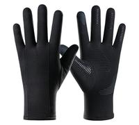 Gants doublés d'hiver pour hommes, gants doublés chauds - Gants de moto antidérapants pour l'extérieur,Gants d'hiver coupe-vent Gants de ski à écran tactile pour la conduite, le cyclisme, la course
