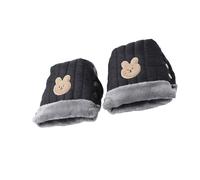 Gants doublés doux pour poussette - Design imperméable et coupe-vent - Pour une utilisation en extérieur par temps froid - Poussette pour animaux de compagnie - Protection des mains d'hiver
