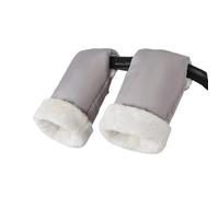 Gants doublés en polaire douce pour poussettes de bébé, poignées de protection contre le froid, imperméables, faciles d'entretien, gants de poussette pour bébé