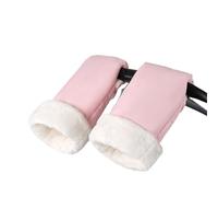 Gants doublés en polaire douce pour poussettes de bébé, poignées de protection contre le froid, imperméables, faciles d'entretien, gants de poussette pour bébé