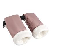 Gants doublés en polaire pour poussettes de bébé, poignées de protection contre le froid, imperméables, faciles d'entretien, gants de poussettes