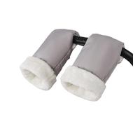 Gants doublés en polaire pour poussettes de bébé, poignées de protection contre le froid, imperméables, faciles d'entretien, gants de poussettes