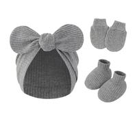 Gants Doux Chaussures Chapeau De Pépinière Pour Garçon Et Fille Mitaines Pour Bébé Chapeaux Mitaines Chaussettes Ensemble De Mitaines En Coton Pour Tout-petits